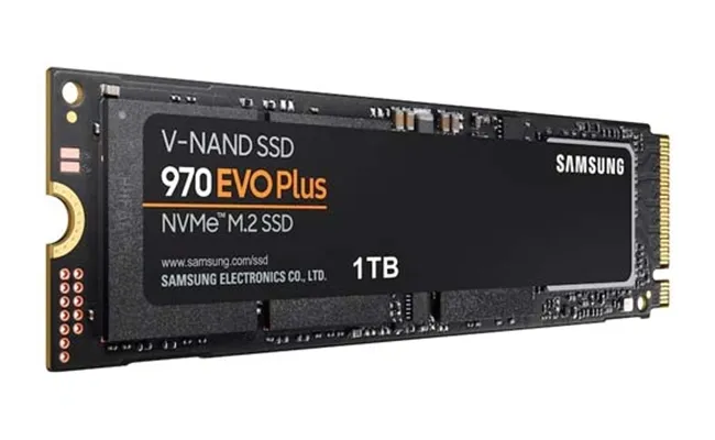 حافظه SSD سامسونگ 970 EVO Plus ظرفیت 1 ترابایت با طراحی حرفه‌ای و رابط M.2